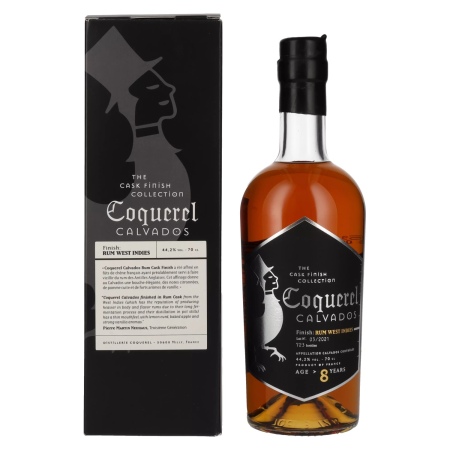 🌾Coquerel Calvados 8 Years Old The Cask Finish Collection 44,2% Vol. 0,7l in Geschenkbox | Spirits Village