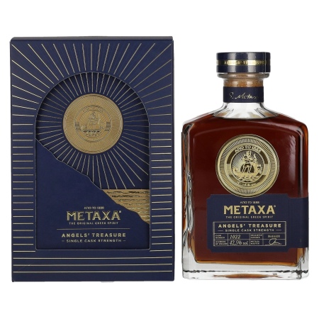 🌾Metaxa Angels' Treasure Single Cask Strength 2023 42,5% Vol. 0,7l in Geschenkbox | Spirits Village