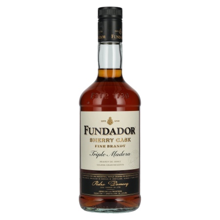 🌾Fundador Triple Madera Sherry Casks Brandy de Jerez 38% Vol. 0,7l | Spirits Village