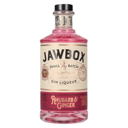 🌾Jawbox RHUBARB & GINGER Small Batch Gin Liqueur 20% Vol. 0,7l | Spirits Village