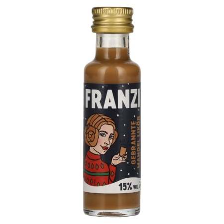 🌾Franzi Gebrannte Mandel Likör 15% Vol. 0,02l | Spirits Village