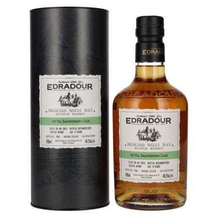 🌾Edradour 11 Years Old ST. MICHAEL-EPPAN Sauvignon Cask -1001 2012 48,2% Vol. 0,7l in Geschenkbox | Spirits Village