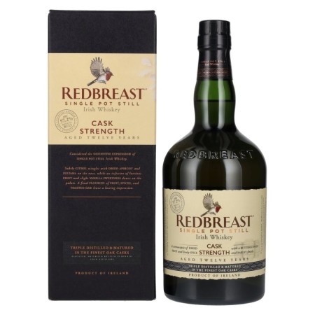 🌾Redbreast 12 Years Old Single Pot Still CASK STRENGTH 57,2% Vol. 0,7l in Geschenkbox | Spirits Village