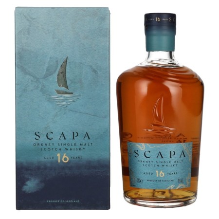 🌾Scapa Orkney 16 Years Old Single Malt Scotch Whisky 48% Vol. 0,7l in Geschenkbox | Spirits Village