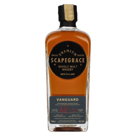 🌾Scapegrace VANGUARD Newzealand Small Batch Single Malt Whisky 46% Vol. 0,7l | Spirits Village