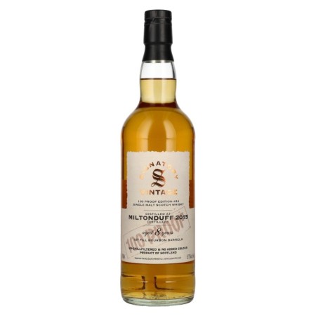 🌾Signatory Vintage MILTONDUFF 8 Years Old 100 Proof Edition -24 Single Malt 2015 57,1% Vol. 0,7l | Spirits Village