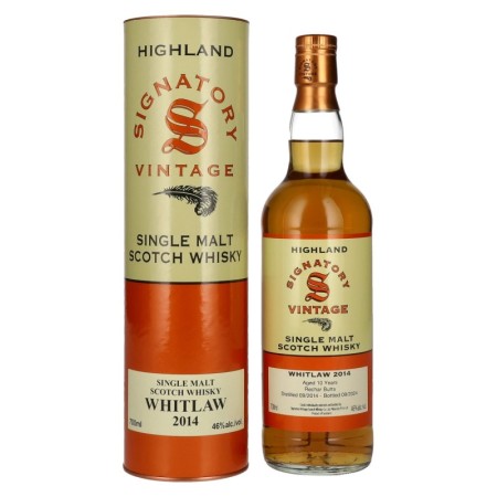 🌾Signatory Vintage WHITLAW 10 Years Old Single Malt Scotch Whisky 2014 46% Vol. 0,7l in Geschenkbox | Spirits Village