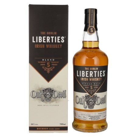 🌾The Dublin LIBERTIES 5 Years Old Single Malt Irish Whiskey Oak Devil 46% Vol. 0,7l in Geschenkbox | Spirits Village