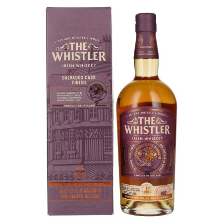 🌾The Whistler Irish Whiskey CALVADOS CASK FINISH GB 43% Vol. 0,7l in Geschenkbox | Spirits Village