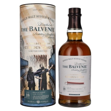 🌾The Balvenie 18 Years Old A Collection of Curious Casks FRENCH PINEAU CASK FINISH 47,9% Vol. 0,7l in Geschenkbox | Spirits Village