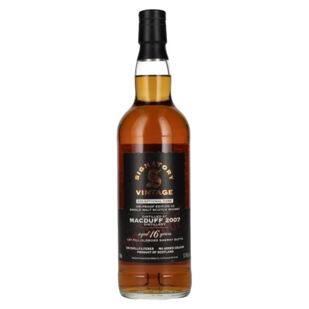 🌾Signatory Vintage 100 Proof Edition MACDUFF 16 Years Old Exceptional Cask -3 2007 57,1% Vol. 0,7l | Spirits Village