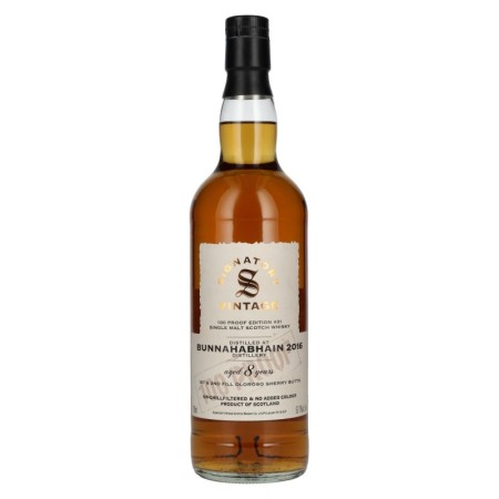 🌾Signatory Vintage 100 Proof Edition BUNNAHABHAIN 8 Years Old Single Malt -31 2016 57,1% Vol. 0,7l | Spirits Village