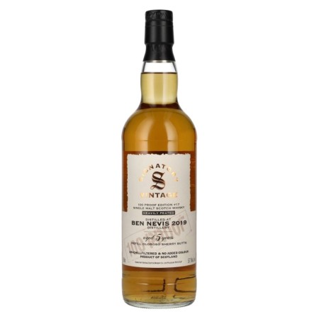 🌾Signatory Vintage 100 Proof Edition BEN NEVIS PEATED 5 Years Old Single Malt -17 2019 57,1% Vol. 0,7l | Spirits Village