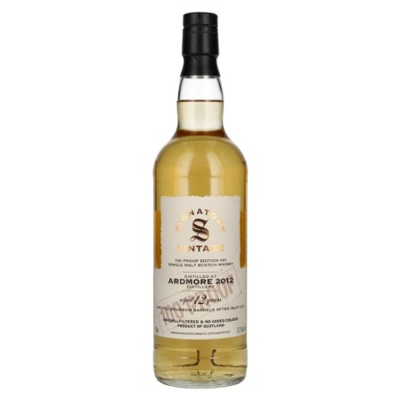 🌾Signatory Vintage 100 Proof Edition ARDMORE 12 Years Old Single Malt -21 2012 57,1% Vol. 0,7l | Spirits Village