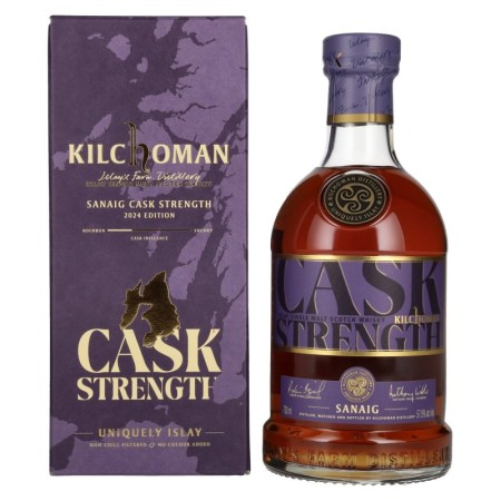 🌾Kilchoman SANAIG CASK STRENGTH Islay Single Malt Scotch Whisky 2024 57,8% Vol. 0,7l in Geschenkbox | Spirits Village