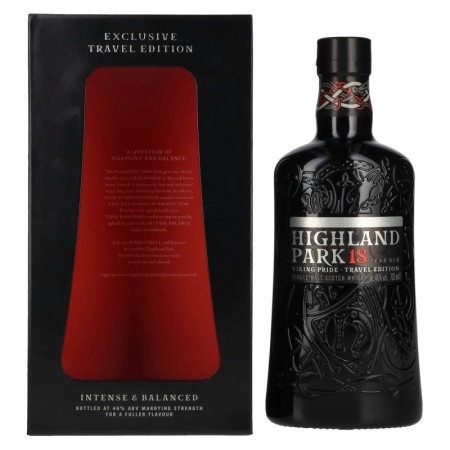 🌾Highland Park 18 Years Old VIKING PRIDE Travel Edition Single Malt Scotch Whisky 46% Vol. 0,7l in Geschenkbox | Spirits Village