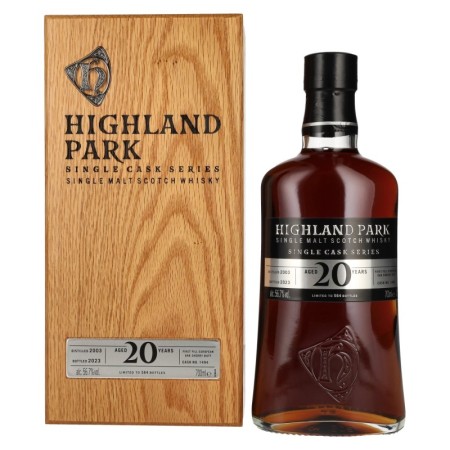 🌾Highland Park 20 Years Old Single Cask Series Single Malt Whisky 56,7% Vol. 0,7l in Holzkiste | Spirits Village