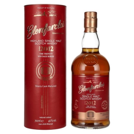 🌾Glenfarclas THE TRINITY VINTAGE SERIES Sherry Cask Highland Single Malt 2012 46% Vol. 0,7l in Geschenkbox | Spirits Village