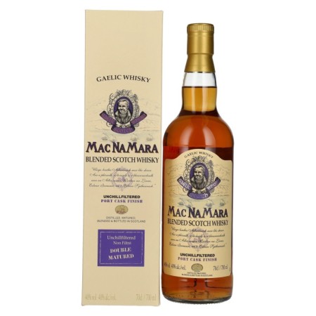 🌾Gaelic Whisky MACNAMARA Port Cask Finish Blended Scotch Whisky 40% Vol. 0,7l in Geschenkbox | Spirits Village