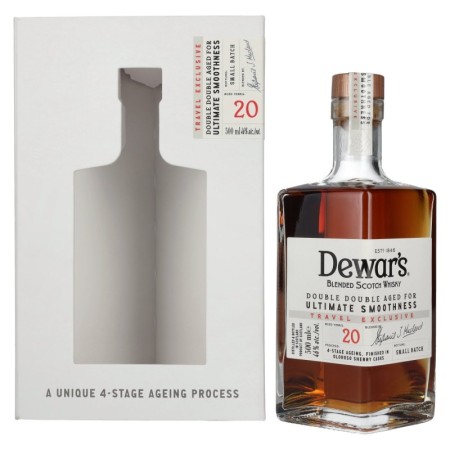 🌾Dewar's 20 Years Old Double Double Aged Blended Scotch Whisky 46% Vol. 0,5l in Geschenkbox | Spirits Village