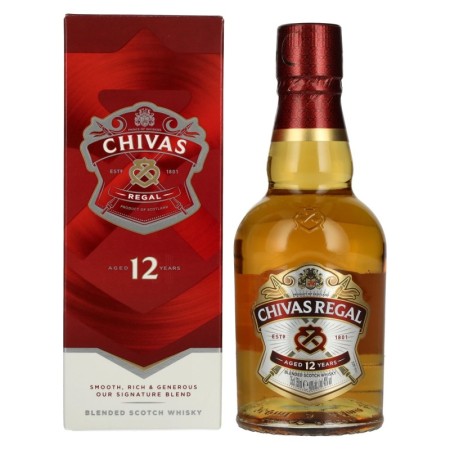 🌾Chivas Regal 12 Years Old Blended Scotch Whisky 40% Vol. 0,35l in Geschenkbox | Spirits Village