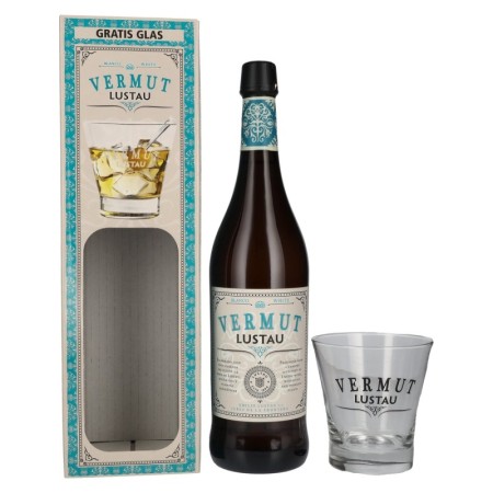 🌾Lustau Vermut White 15% Vol. 0,75l in Geschenkbox mit Glas | Spirits Village