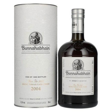 🌾Bunnahabhain MÒINE TOKAJI CASK FINISH Limited Release Fèis Ìle 2022 52,2% Vol. 0,7l in Geschenkbox | Spirits Village