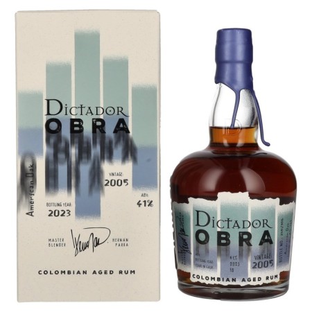 🌾Dictador OBRA VINTAGE 18 Years Old AMERICAN OAK CASK Rum 2005 41% Vol. 0,7l in Geschenkbox | Spirits Village