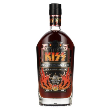 🌾Kiss 14 Years Old Hotter than Hell Ultra Premium Rum 50th Anniversary Edition 45% Vol. 0,7l | Spirits Village