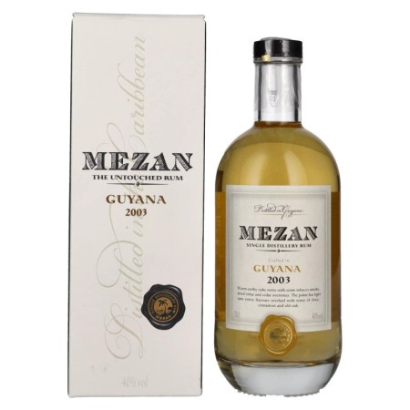 🌾Mezan Single Distillery Rum GUYANA 2003 40% Vol. 0,7l in Geschenkbox | Spirits Village