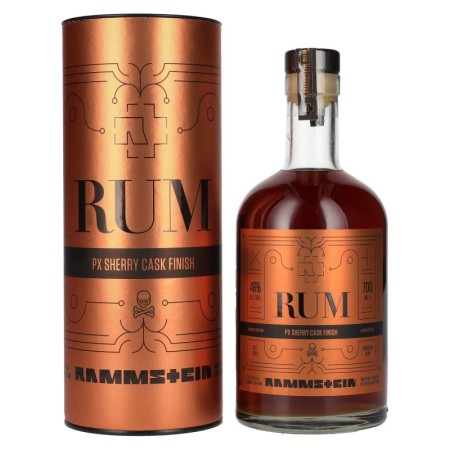 🌾Rammstein Rum PX Sherry Cask Finish 46% Vol. 0,7l in Geschenkbox | Spirits Village