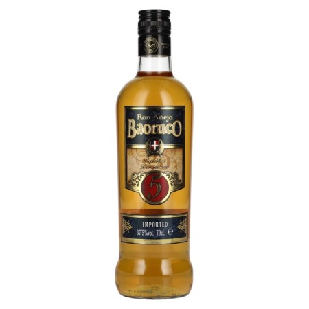 🌾Ron Baoruco Ron Añejo 5 Años Rum 37,5% Vol. 0,7l | Spirits Village