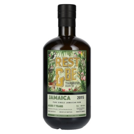 🌾Rest & Be Thankful JAMAICA 7 Years Old Pure Single Jamaican Rum 2015 -2 46% Vol. 0,7l | Spirits Village