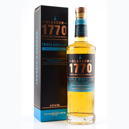 🌾1770 Glasgow Triple Distilled - Smooth & Vibrant 46%vol. 0,7l | Spirits Village