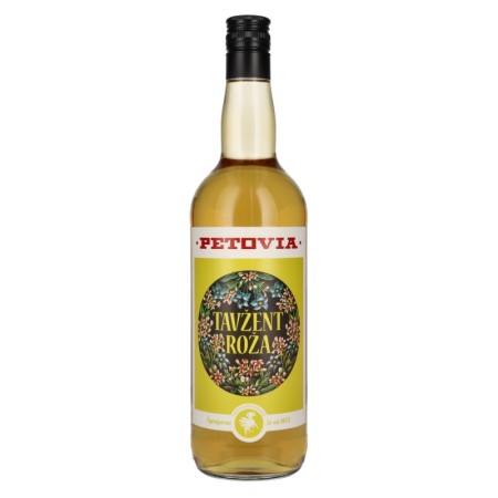 🌾Petovia TAVŽENT ROŽA Grenki Liker 25% Vol. 1l | Spirits Village