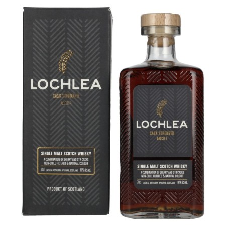 🌾Lochlea CASK STRENGTH Single Malt Whisky Batch 2 60% Vol. 0,7l in Geschenkbox | Spirits Village