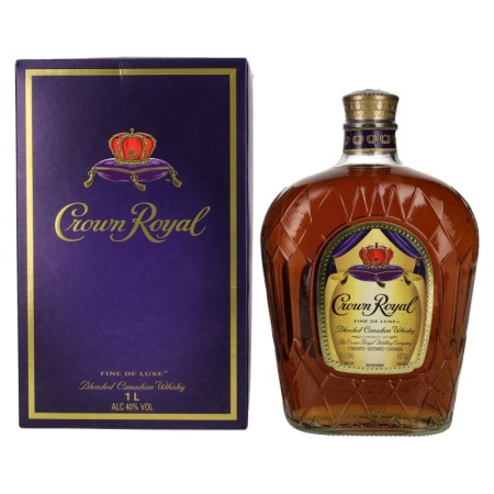 🌾Crown Royal Blended Canadian Whisky 40% Vol. 1l in Geschenkbox | Spirits Village