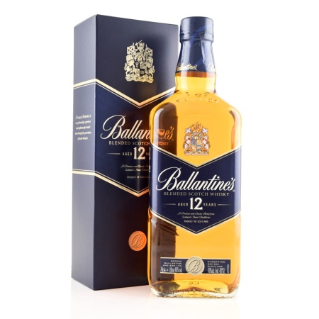 🌾* Ballantine's 12 Year Old Blended Scotch Whiskey 40% vol. 0.7l - without gift package | Spirits Village