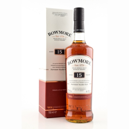 🌾Bowmore 15 Year Old 43% vol. 0,7l | Spirits Village