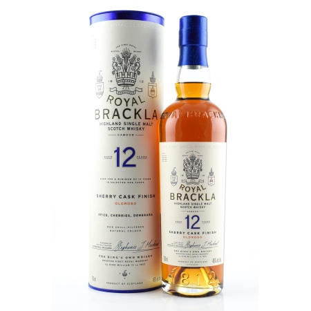 🌾Royal Brackla 12 Jahre Sherry Cask Finish 46%vol. 0,7l | Spirits Village