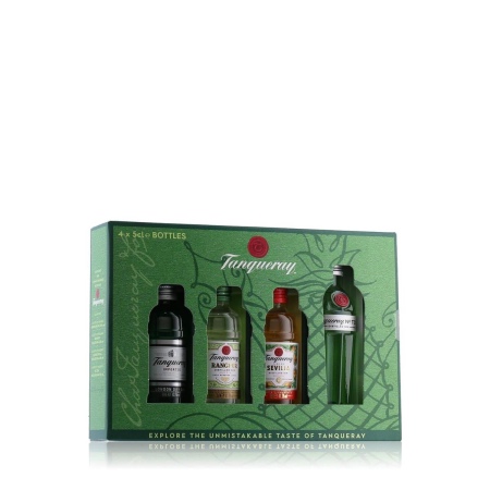 🌾Tanqueray Exploration Set Gin 47,3% Vol. 4x0,05l in Geschenkbox | Spirits Village