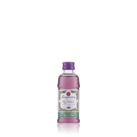 🌾Tanqueray Blackcurrant Royale Distilled Gin Miniatur 41,3% Vol. 0,05l | Spirits Village