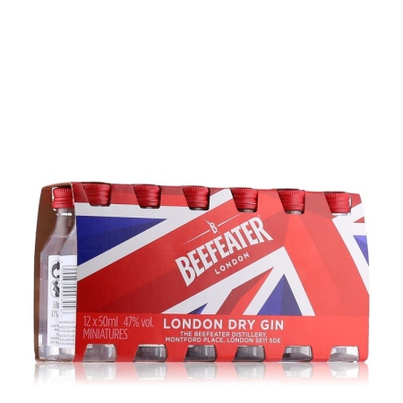 🌾Beefeater London Dry Gin Miniaturen 47% Vol. 12x0,05l | Spirits Village