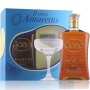 🌾Gozio Amaretto Premium Specialty Likör 24% Vol. 0,7l im Set mit Glas | Spirits Village