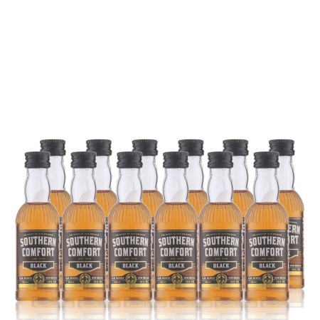 🌾Southern Comfort Black Whiskey-Likör Miniaturen 35% Vol. 12x0,05l | Spirits Village