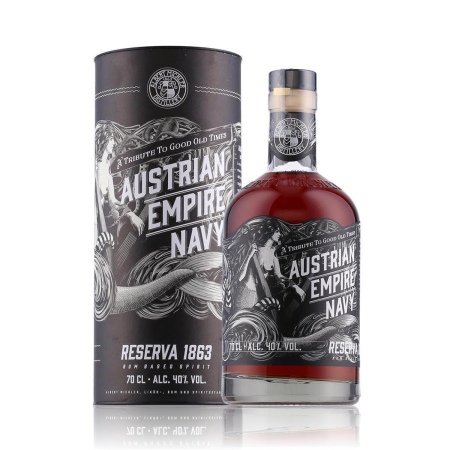 🌾Austrian Empire Navy Reserva 1863 Rum 40% Vol. 0,7l in Geschenkbox | Spirits Village