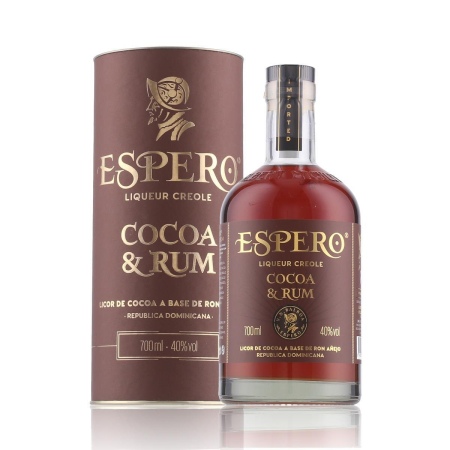 🌾Espero Liqueur Creole Cocoa & Rum 40% Vol. 0,7l in Geschenkbox | Spirits Village