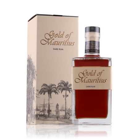 🌾Gold of Mauritius Dark Rum 40% Vol. 0,7l in Geschenkbox | Spirits Village