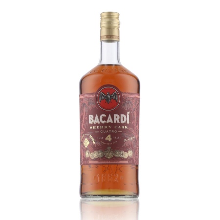 🌾Bacardi 4 Years Sherry Cask Rum 40% Vol. 1l | Spirits Village