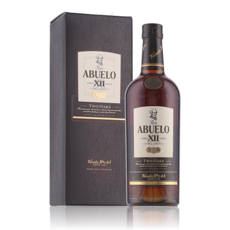 🌾Abuelo 12 Years Two Oaks Rum 40% Vol. 0,7l in Geschenkbox | Spirits Village